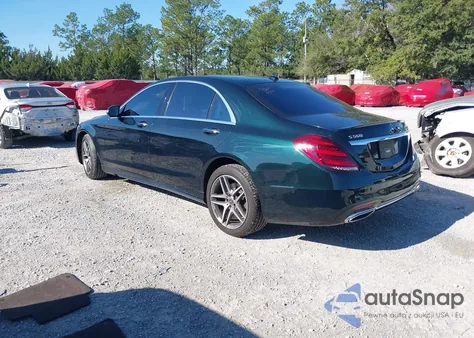 2020 Mercedes-Benz S 560 4Matic из США, поврежденный, VIN W1KUG8GB8LA561862